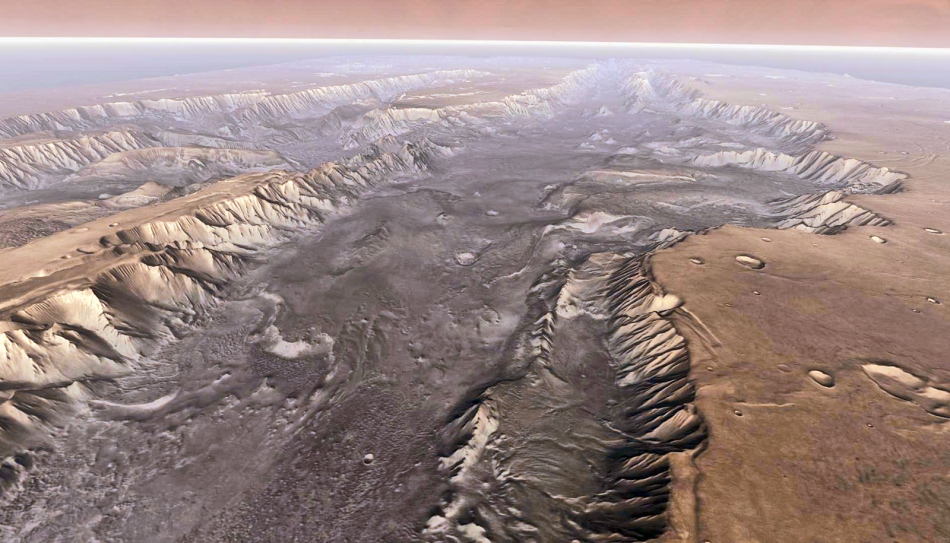 Каньон Маринер на Марсе